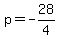 p=-28%2F4