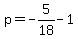 p=-5%2F18-1
