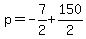 p=-7%2F2%2B150%2F2