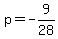 p=-9%2F28