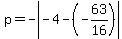 p=-abs%28-4-%28-63%2F16%29%29