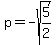 p=-sqrt%285%2F2%29