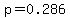 p=0.286