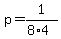 p=1%2F%288%2A4%29