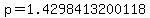 p=1.4298413200118