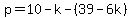 p=10-k-%2839-6k%29