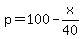 p=100-x%2F40