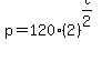 p=120%282%29%5E%28t%2F2%29