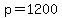 p=1200