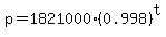 p=1821000%2A%280.998%29%5Et
