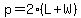 p=2%28L%2BW%29
