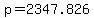p=2347.826