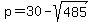 p=30+-sqrt%28485%29