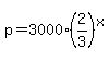 p=3000%282%2F3%29%5Ex