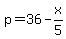 p=36-x%2F5