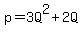 p=3Q%5E2%2B2Q