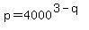 p=4000%5E%283-q%29