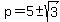 p=5+%2B-+sqrt%283%29
