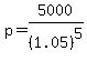 p=5000%2F%281.05%29%5E5