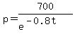 p=700%2F%28e%5E%28-0.8t%29%29