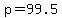 p=99.5