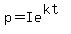 p=Ie%5E%28kt%29