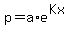 p=a%2Ae%5E%28Kx%29