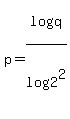 p=log%28q%29%2Flog%282%5E2%29