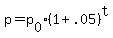 p=p%5B0%5D%2A%281%2B.05%29%5Et