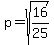 p=sqrt%2816%2F25%29