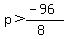 p%3E%28-96%29%2F%288%29