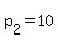 p%5B2%5D+=+10