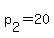 p%5B2%5D+=+20
