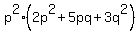 p%5E2%282p%5E2%2B5pq%2B3q%5E2%29