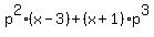 p%5E2%28x-3%29%2B%28x%2B1%29p%5E3