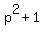 p%5E2%2B1
