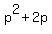 p%5E2%2B2p