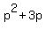 p%5E2%2B3p