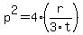 p%5E2+=+4%28r%2F3t%29