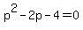 p%5E2-2p-4=0