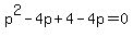 p%5E2-4p%2B4-4p=0