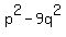 p%5E2-9q%5E2