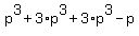 p%5E3%2B3%2Ap%5E3%2B+3%2Ap%5E3-p