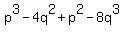 p%5E3-4q%5E2%2Bp%5E2-8q%5E3