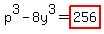 p%5E3-8y%5E3=highlight%28256%29