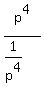 p%5E4%2F%281%2Fp%5E4%29