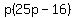 p+%2825+p+-+16%29