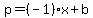 p+=+%28-1%29x%2Bb