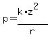 p+=+%28k%2Az%5E2%29%2Fr
