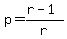 p+=+%28r-1%29%2Fr